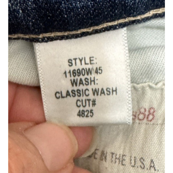 Nili Lotan Violette Jeans Wide Straight Leg Patchwork Casual, 25 - Modified - Picture 14 of 14